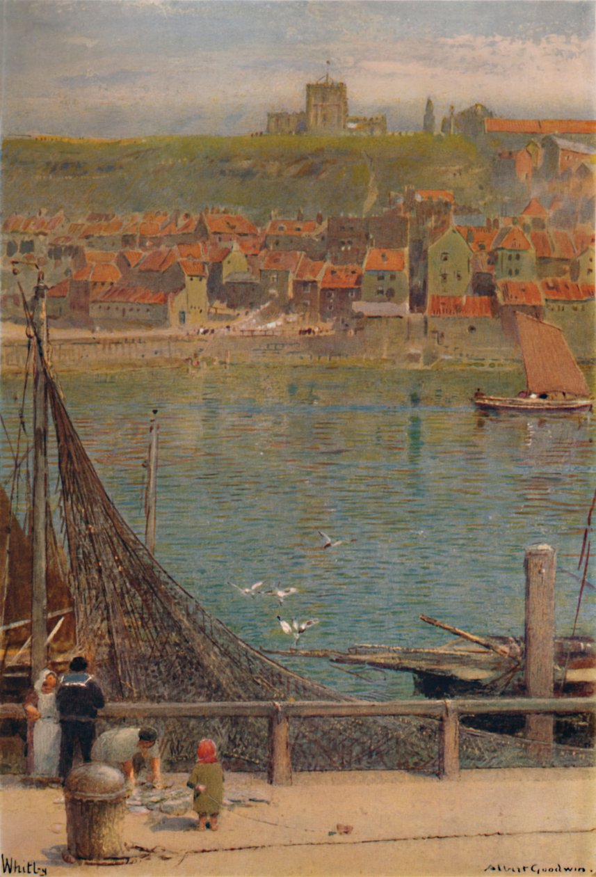 Whitby, XIX-XX w., 1935 autorstwa Albert Goodwin