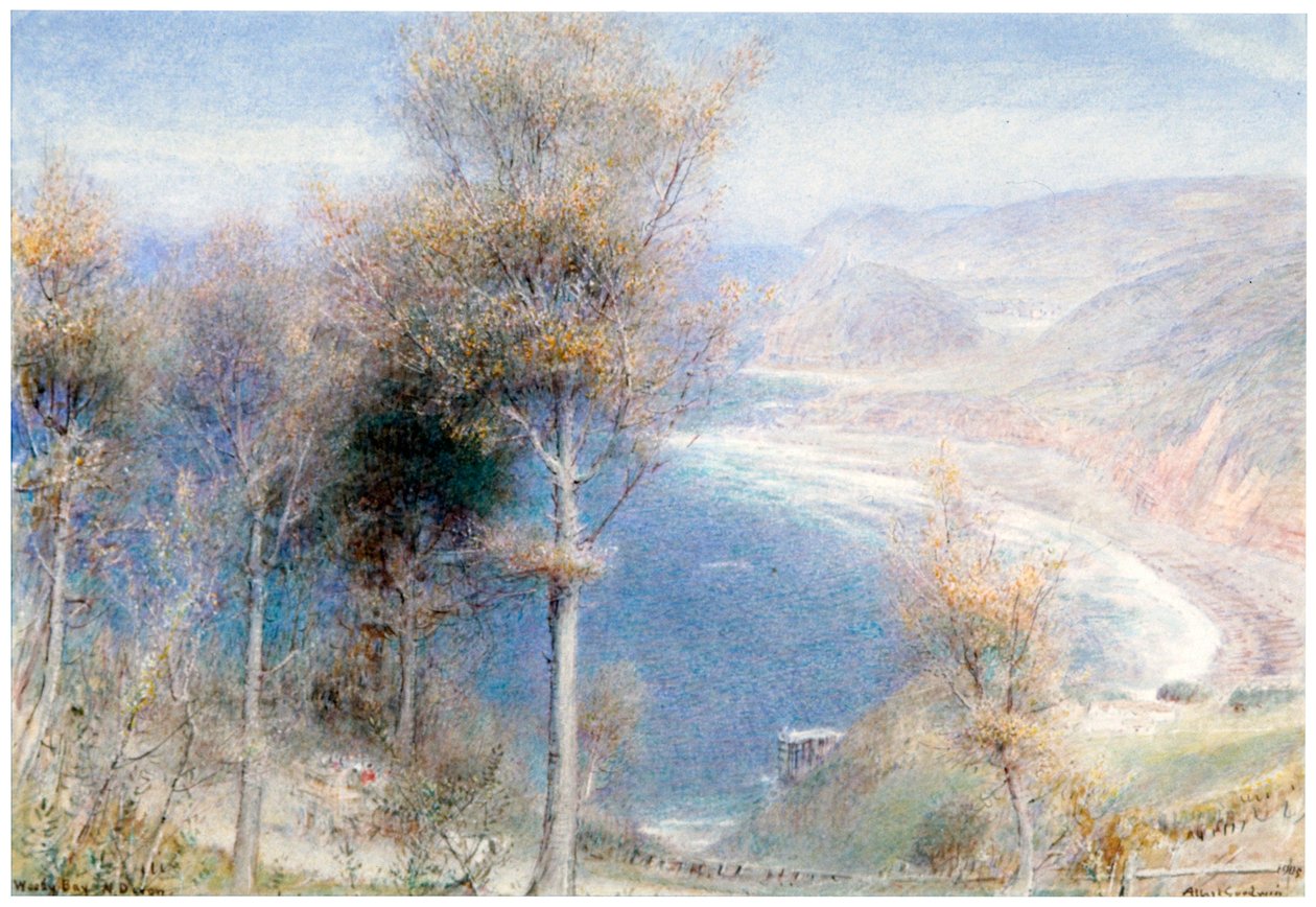 „Woody Bay, Devon”, 1905. autorstwa Albert Goodwin