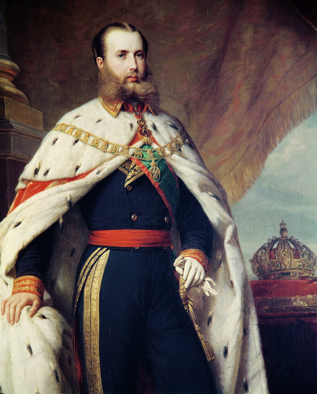 Maksymilian Habsburg-Lotaryngia (1832-67) Cesarz Meksyku, 1865 (patrz także 233828) autorstwa Albert Graefle
