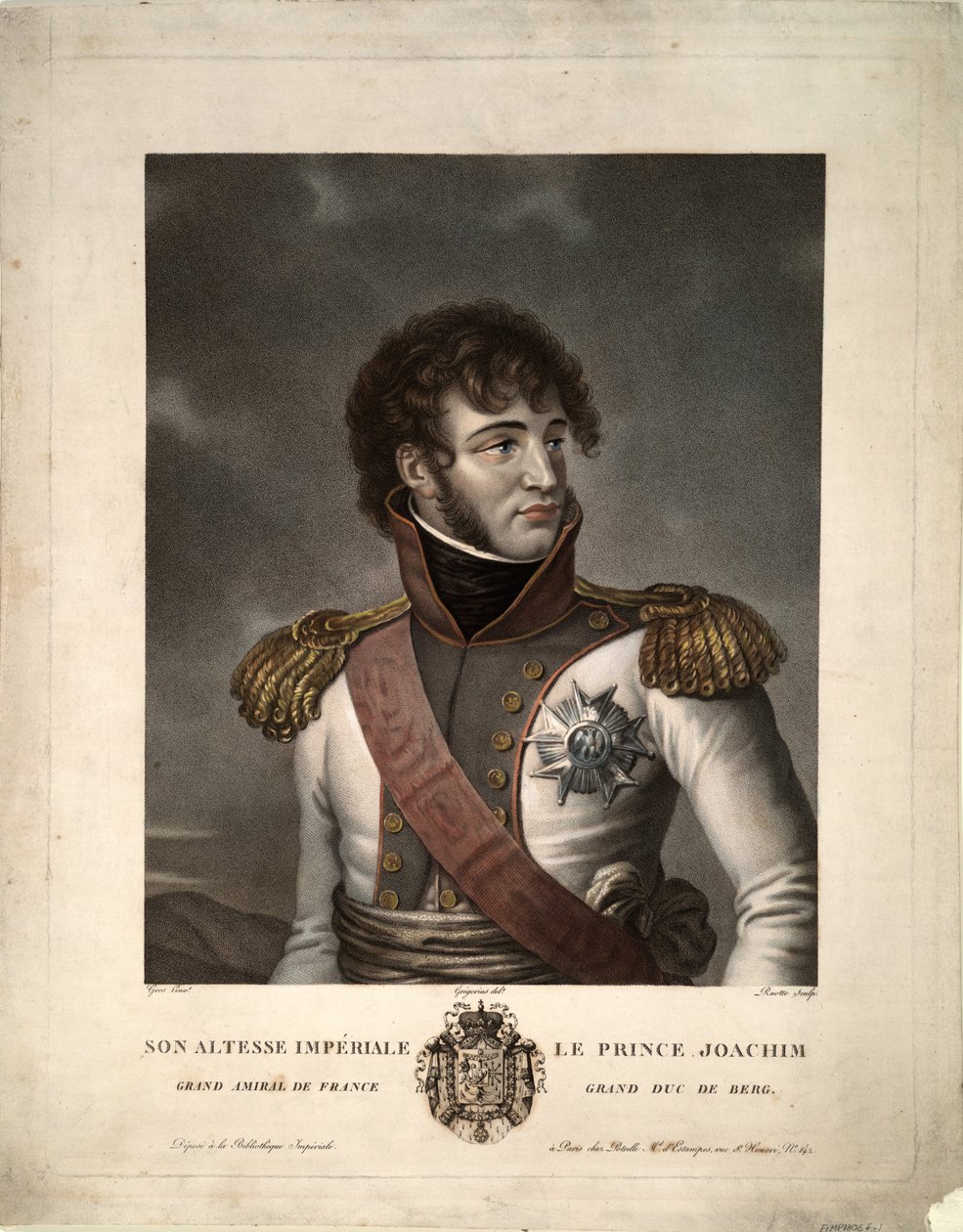Portret Joachima Murata, ok. 1806 autorstwa Albert Gregorius