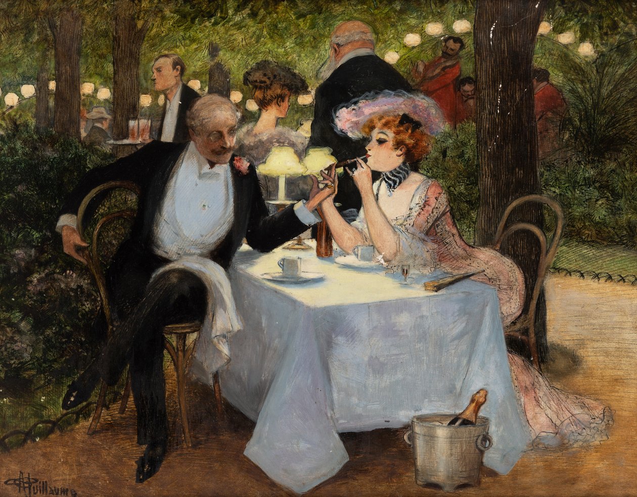 Uczenie się. autorstwa Albert Guillaume