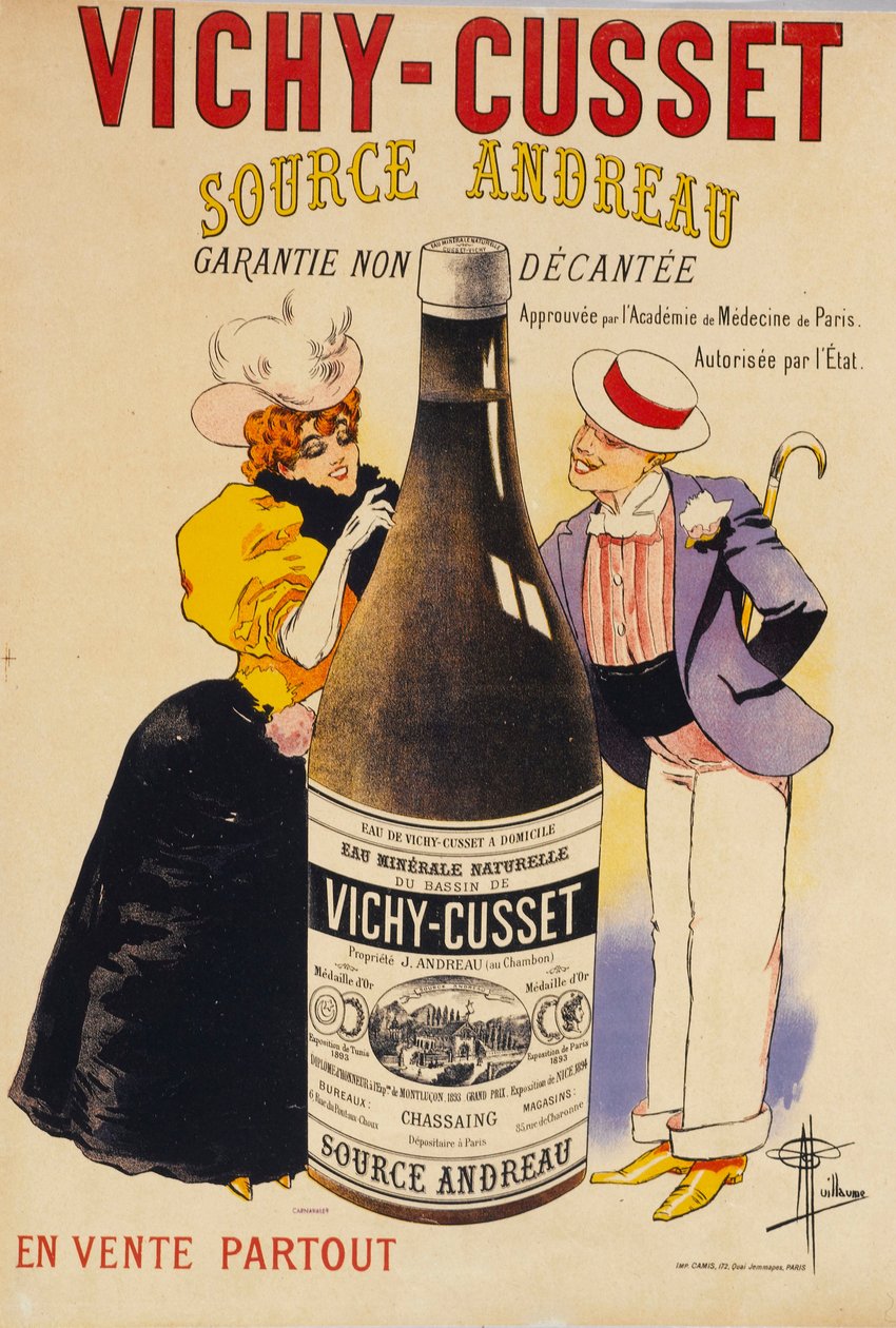 Vichy-Cusset - źródło Andreau , ok. 201 1895. autorstwa Albert Guillaume