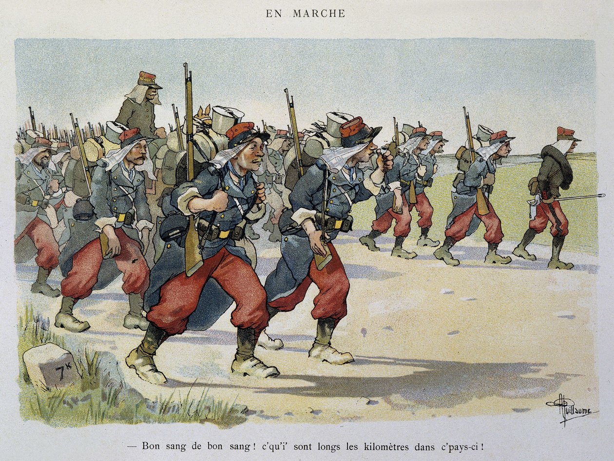 Chodzenie - Armee widziana przez Alberta Guillaume