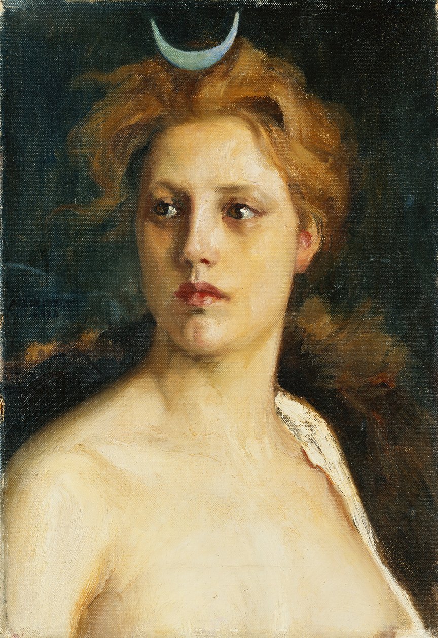 Diana, 1898 autorstwa Albert Gustaf Aristides Edelfelt