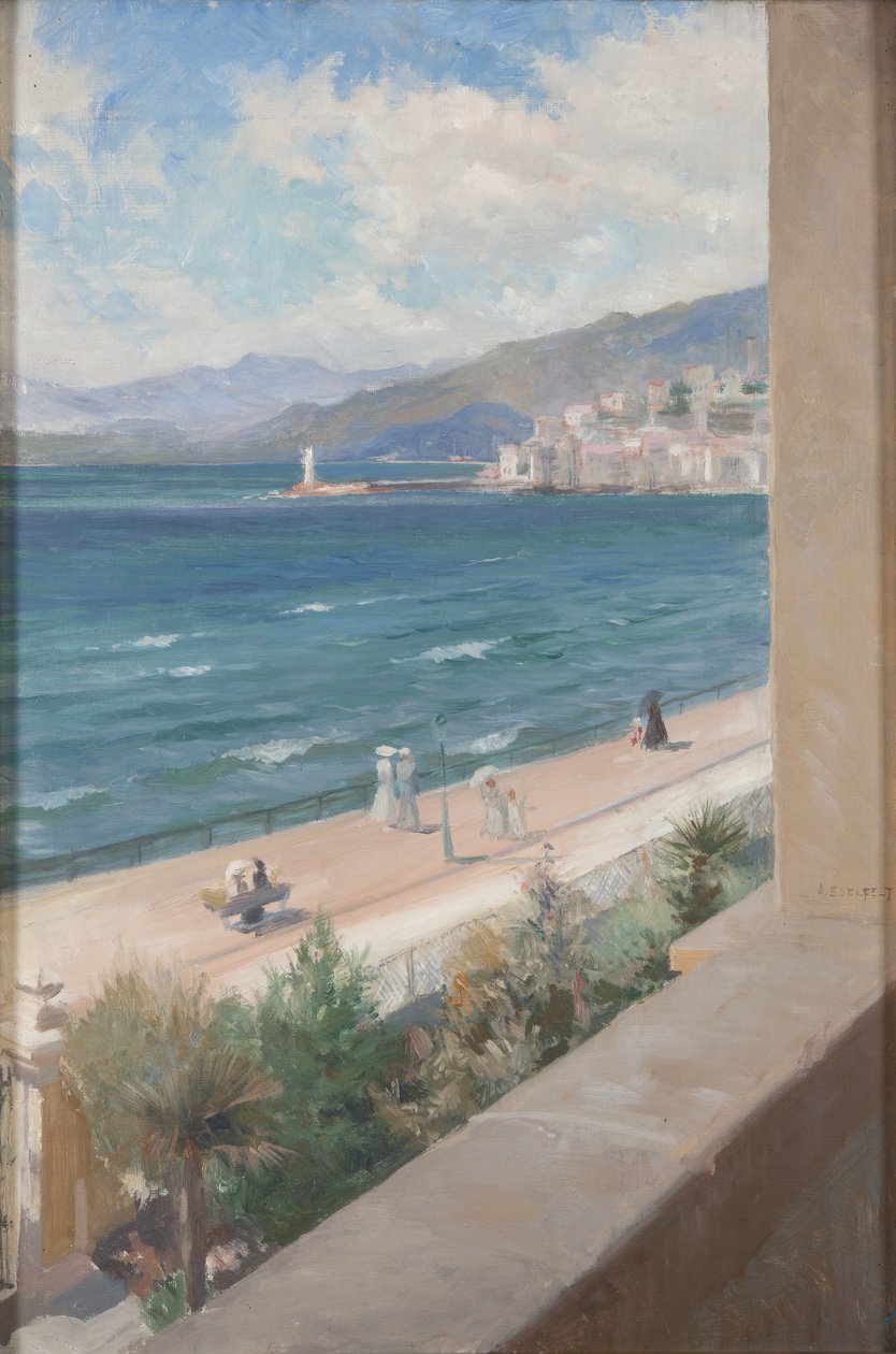 Z mojego okna w Cannes, 1891 autorstwa Albert Gustaf Aristides Edelfelt
