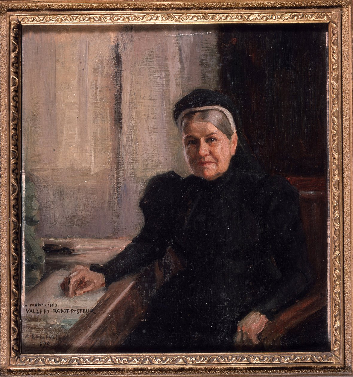 Madame Pasteur - autorstwa Edelfelt autorstwa Albert Gustaf Aristides Edelfelt