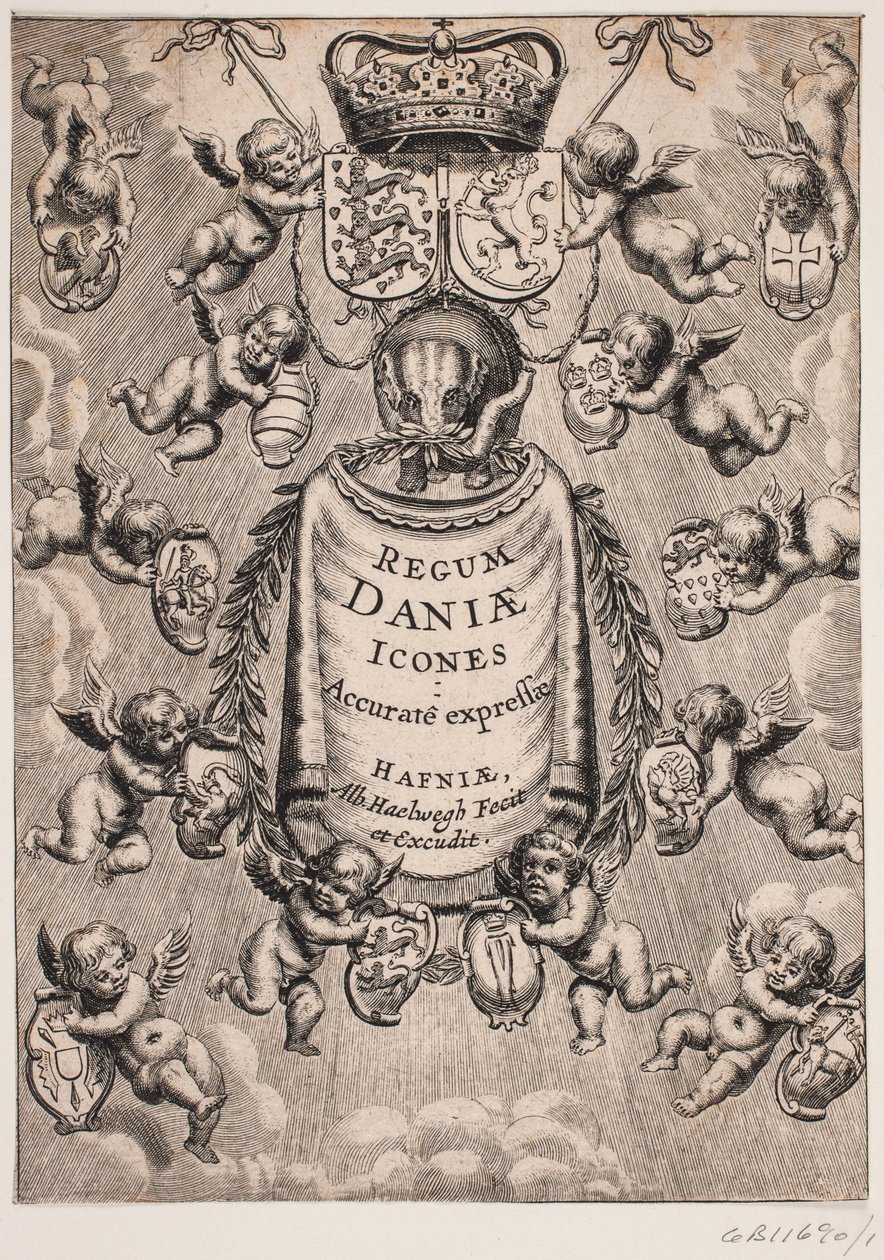 Tytuł „Ikon królów Danii”, 1646 autorstwa Albert Haelwegh