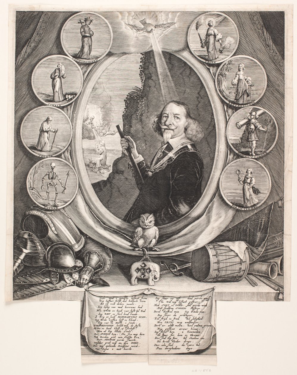 Wentzel Rothkirch. Ilustracja do kazania pogrzebowego autorstwa Albert Haelwegh