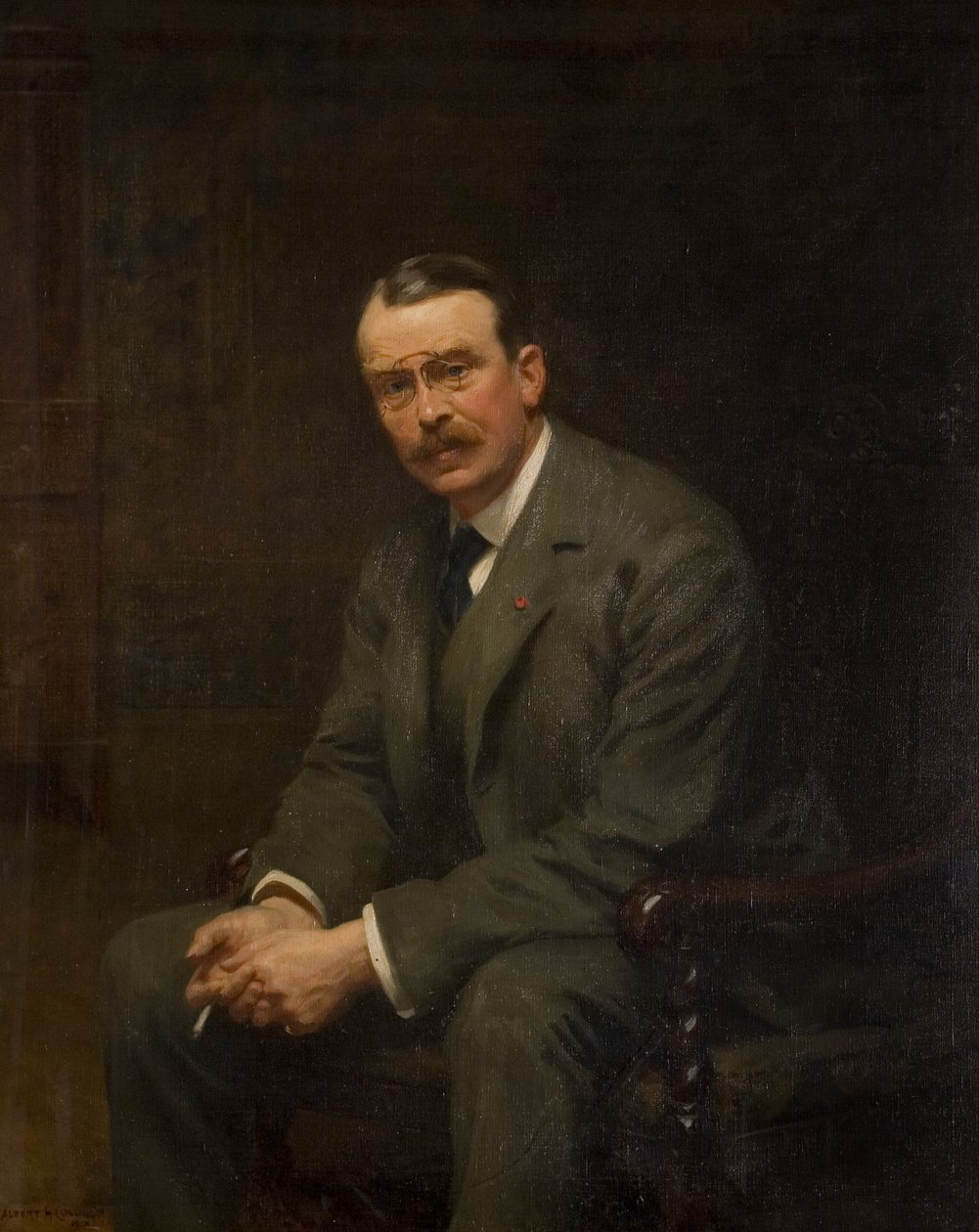 Sir Alfred Herbert (1866-1957), ok. 1914 (olej na płótnie) autorstwa Albert Henry Collings