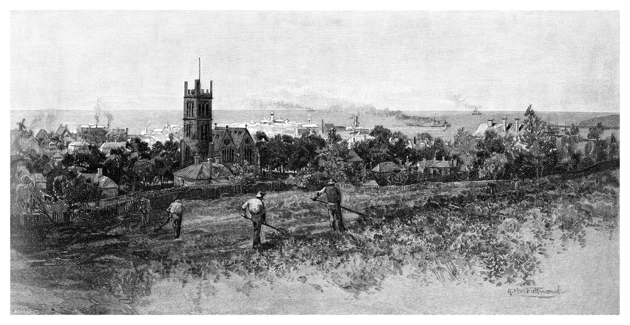 Warrnambool, 1886. autorstwa Albert Henry Fullwood