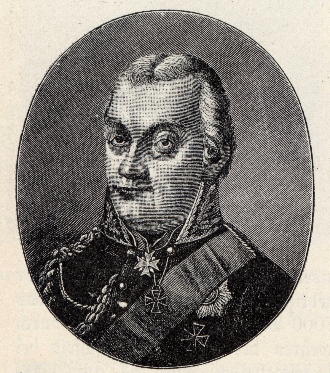 Feldmarszałek Friedrich Graf von Kleist von Nollendorf 1762-1823. autorstwa Albert Johann Christian Schule