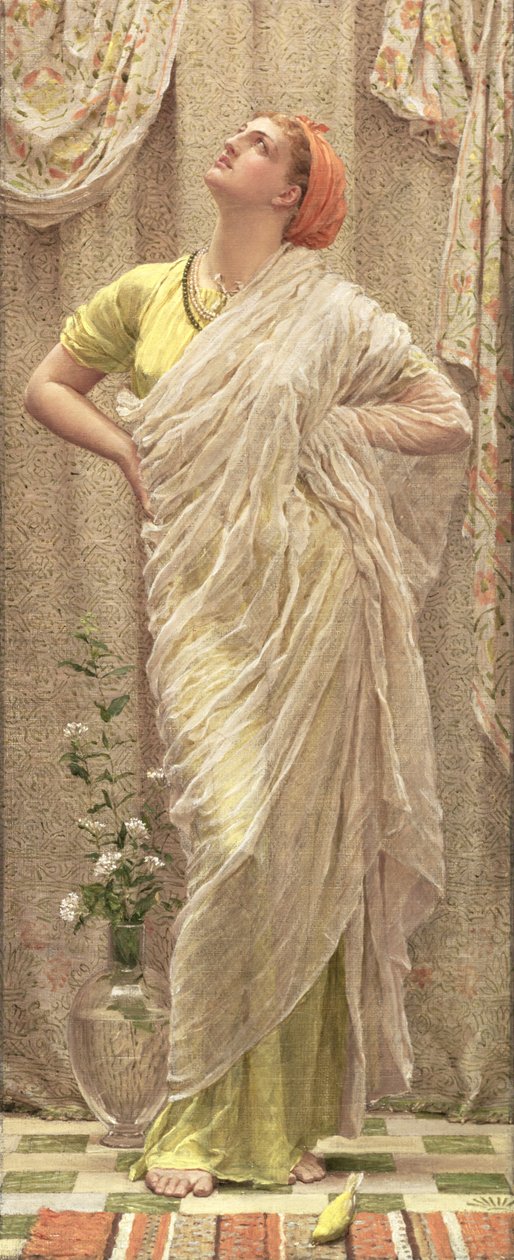 Ptaki powietrzne, ok. 1879 (olej na płótnie) autorstwa Albert Joseph Moore