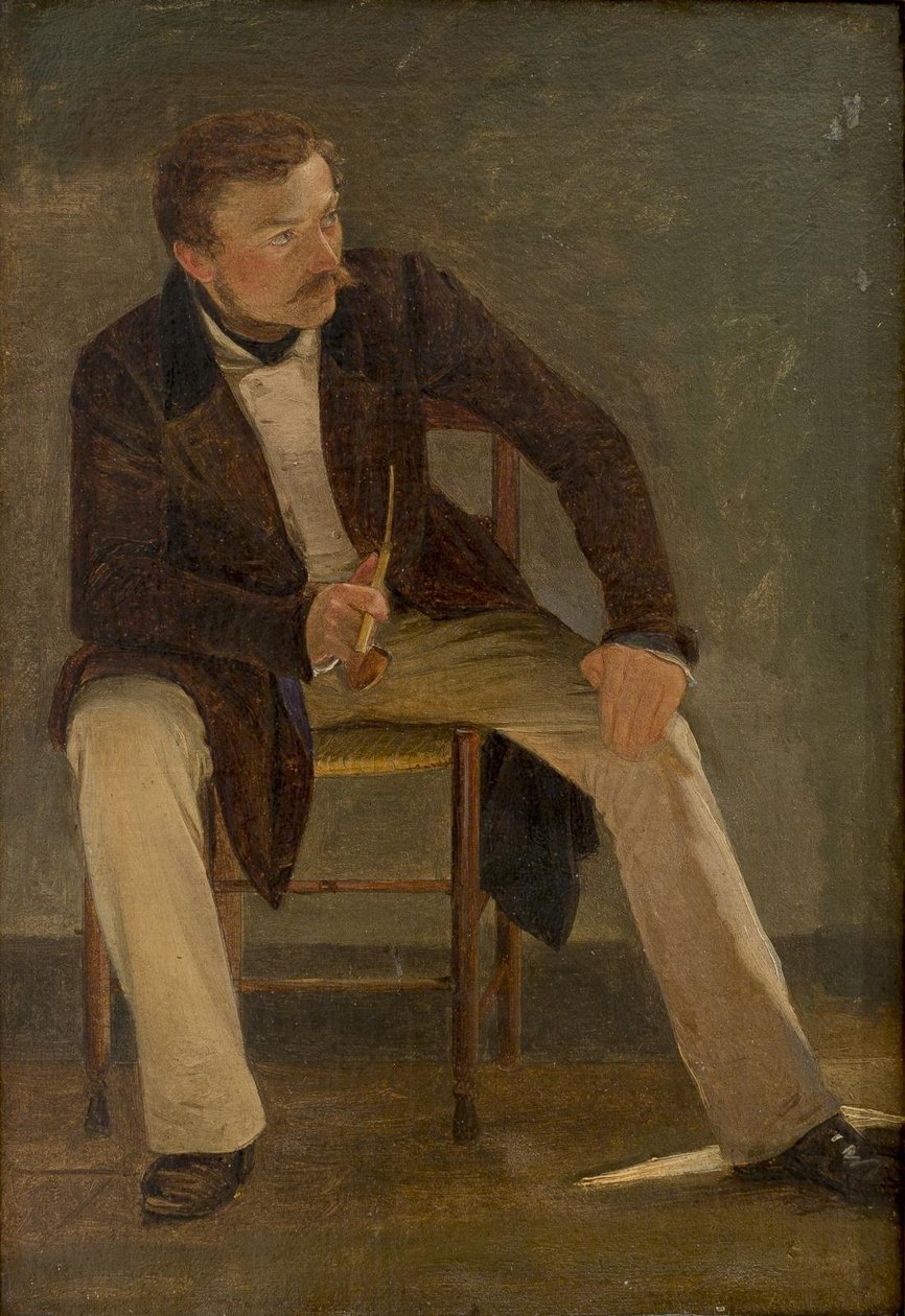 Malarz Constantin Hansen autorstwa Albert Küchler