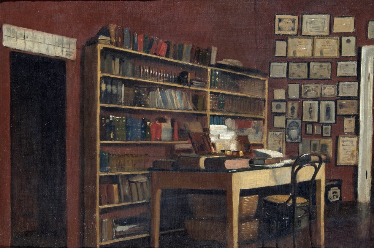 Róg badania Sir Richarda Burtonsa, 1889 autorstwa Albert Letchford