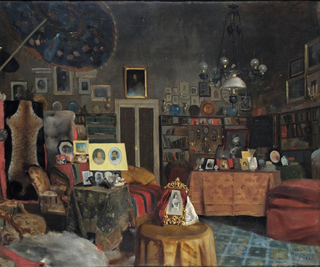 Badanie Sir Richarda Burtonsa, 1889 r. autorstwa Albert Letchford