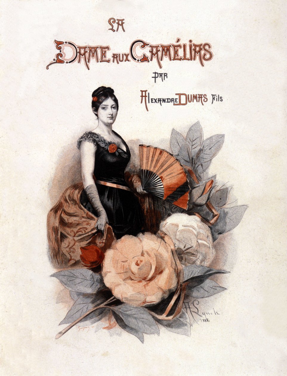 Dama Kameliowa — Alexandre Dumas Jr. Ilustracja Alberta Lyncha autorstwa Albert Lynch