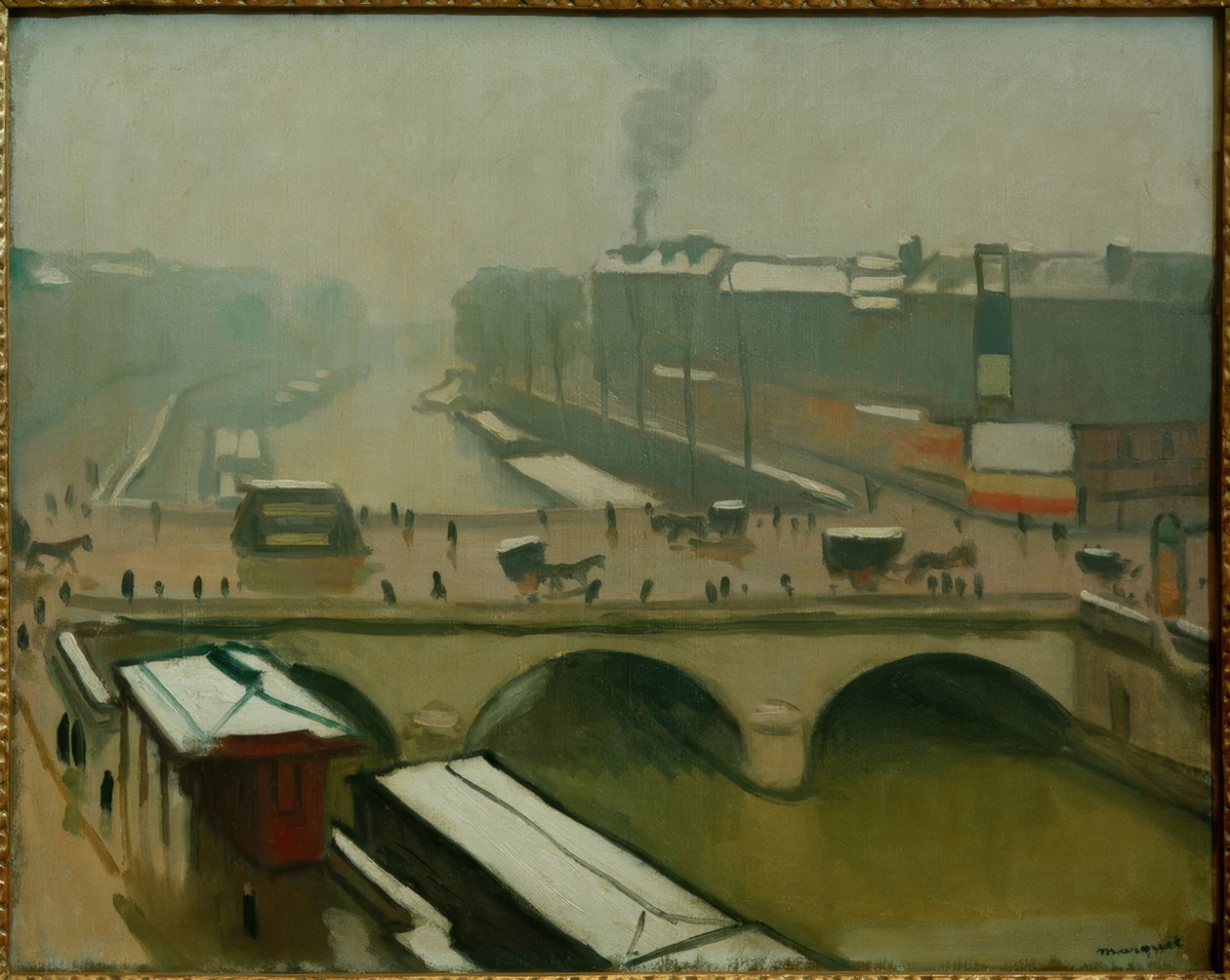 Widok na Pont St. Michel w Paryżu autorstwa Albert Marquet