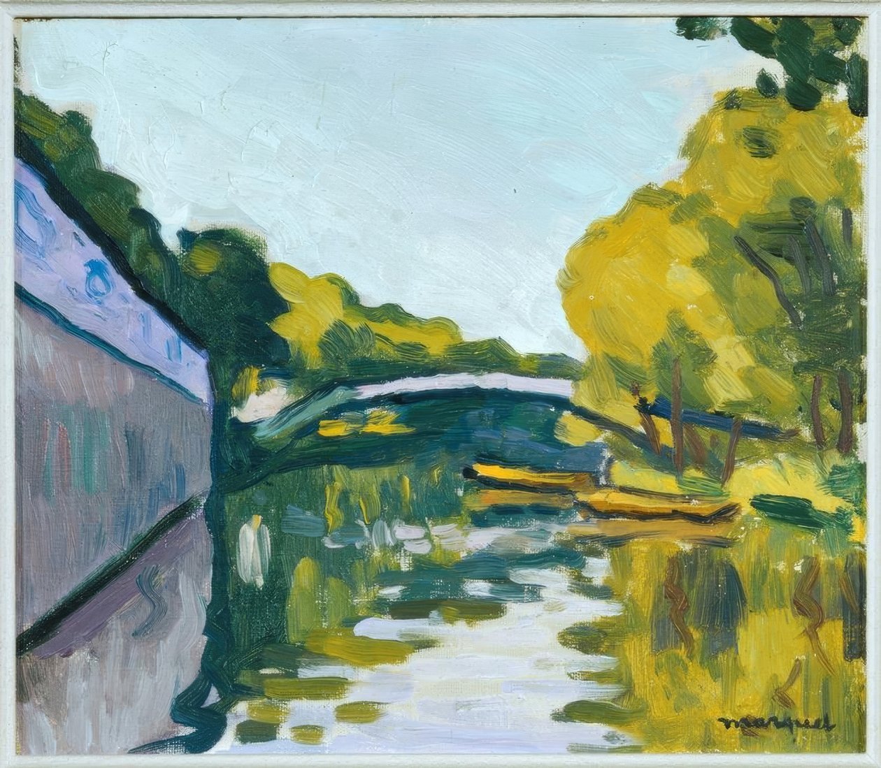 Kanał wokół Paryża autorstwa Albert Marquet