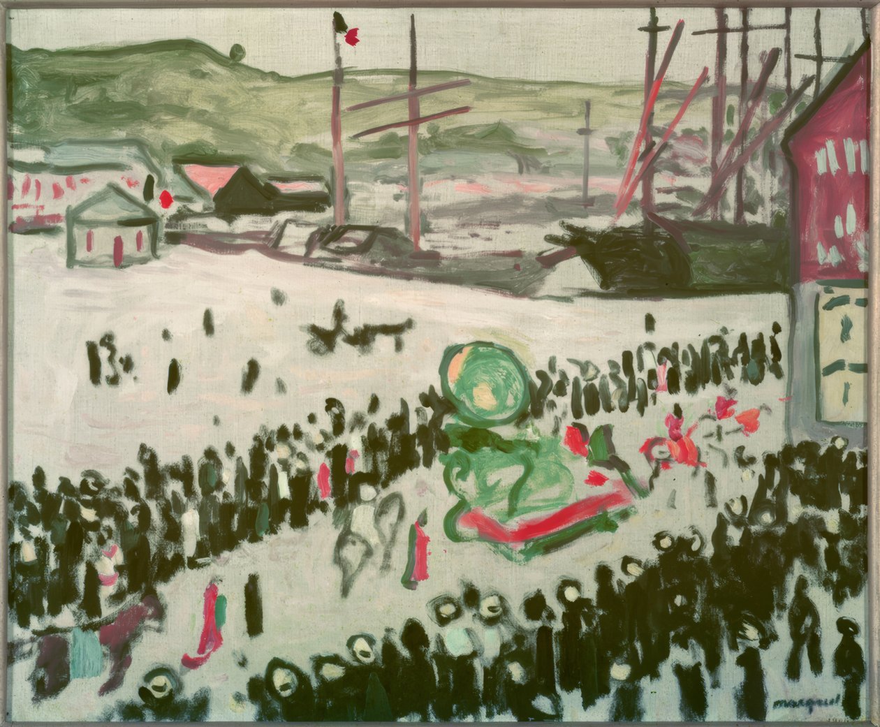 Karnawał na plaży autorstwa Albert Marquet