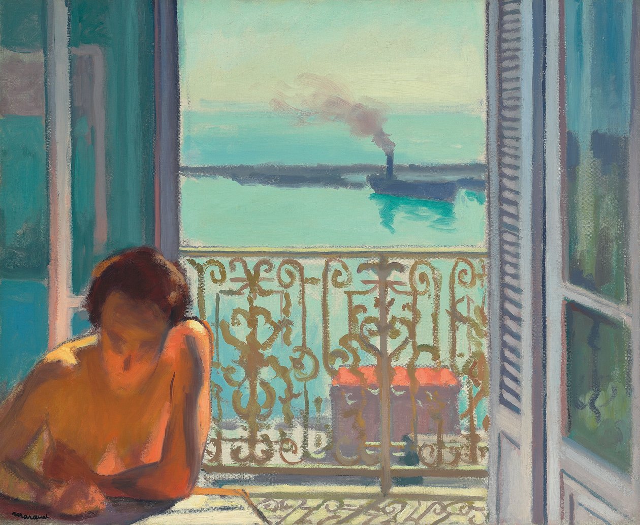 Podświetlenie, Algier autorstwa Albert Marquet