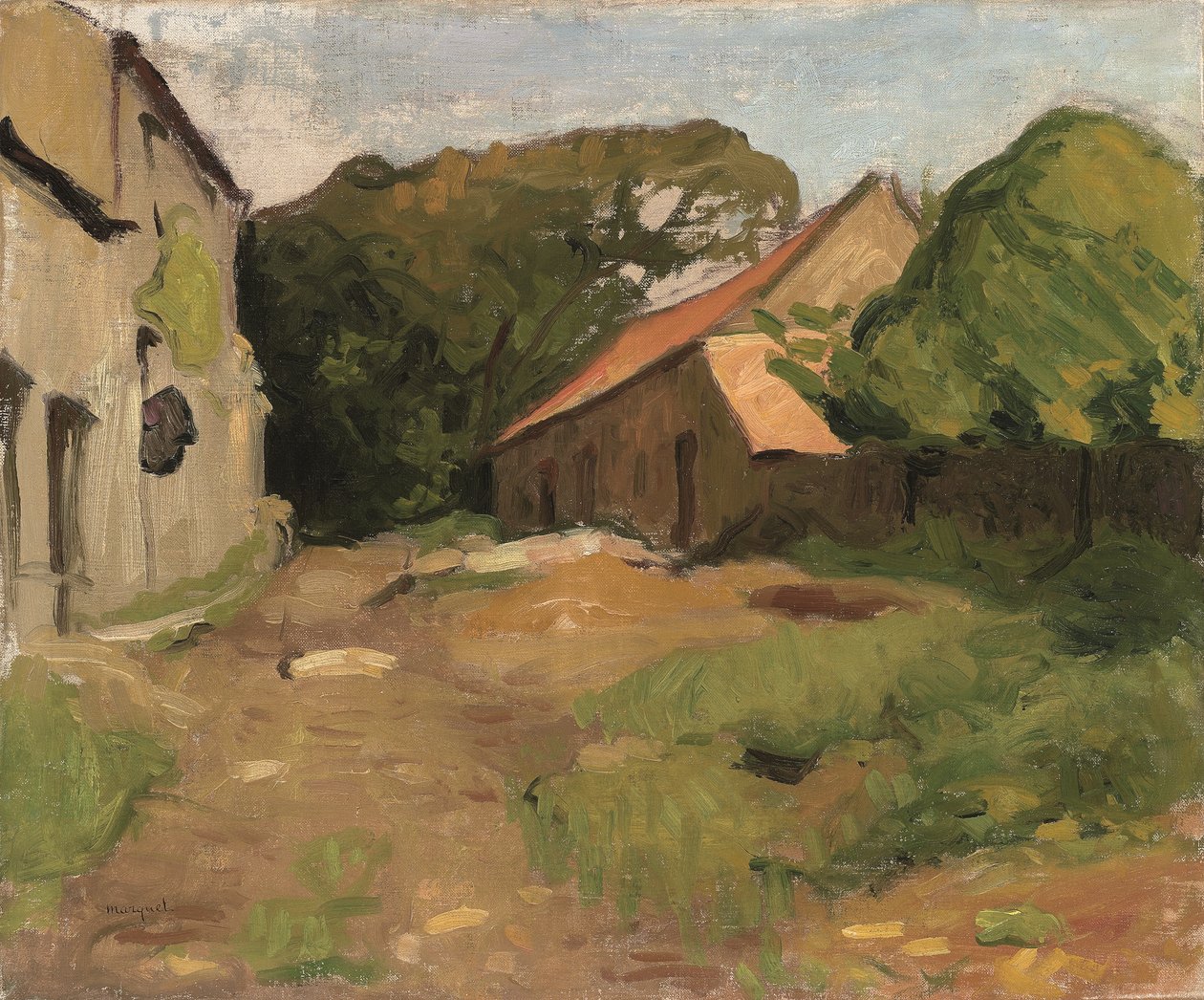 Gospodarstwo w La Percaillerie (Normandia) autorstwa Albert Marquet
