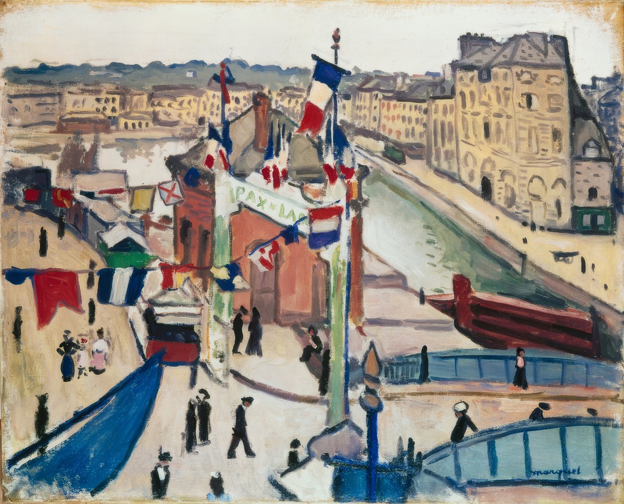 14 lipca w Le Havre autorstwa Albert Marquet