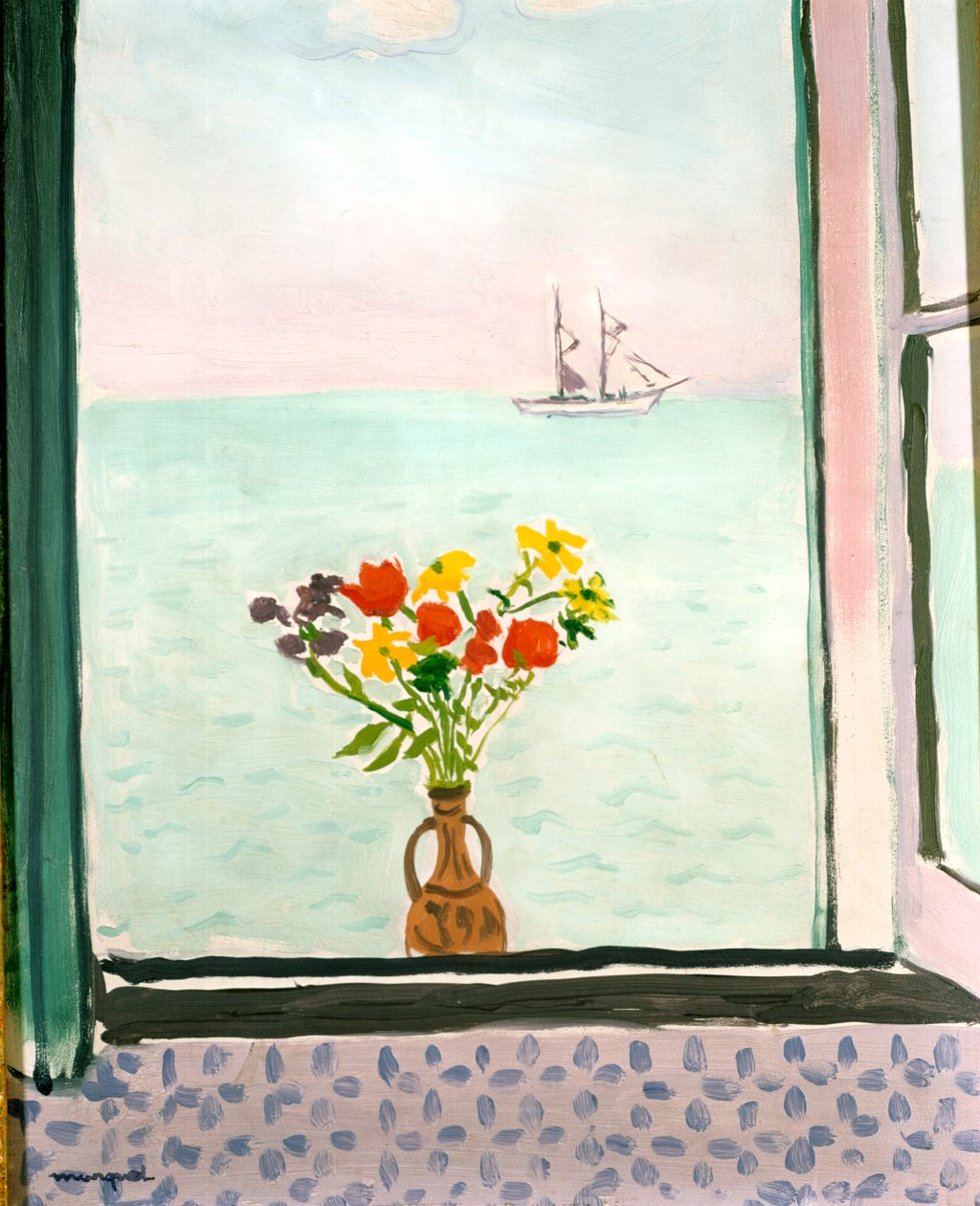 Okno w La Goulette, 1926 autorstwa Albert Marquet