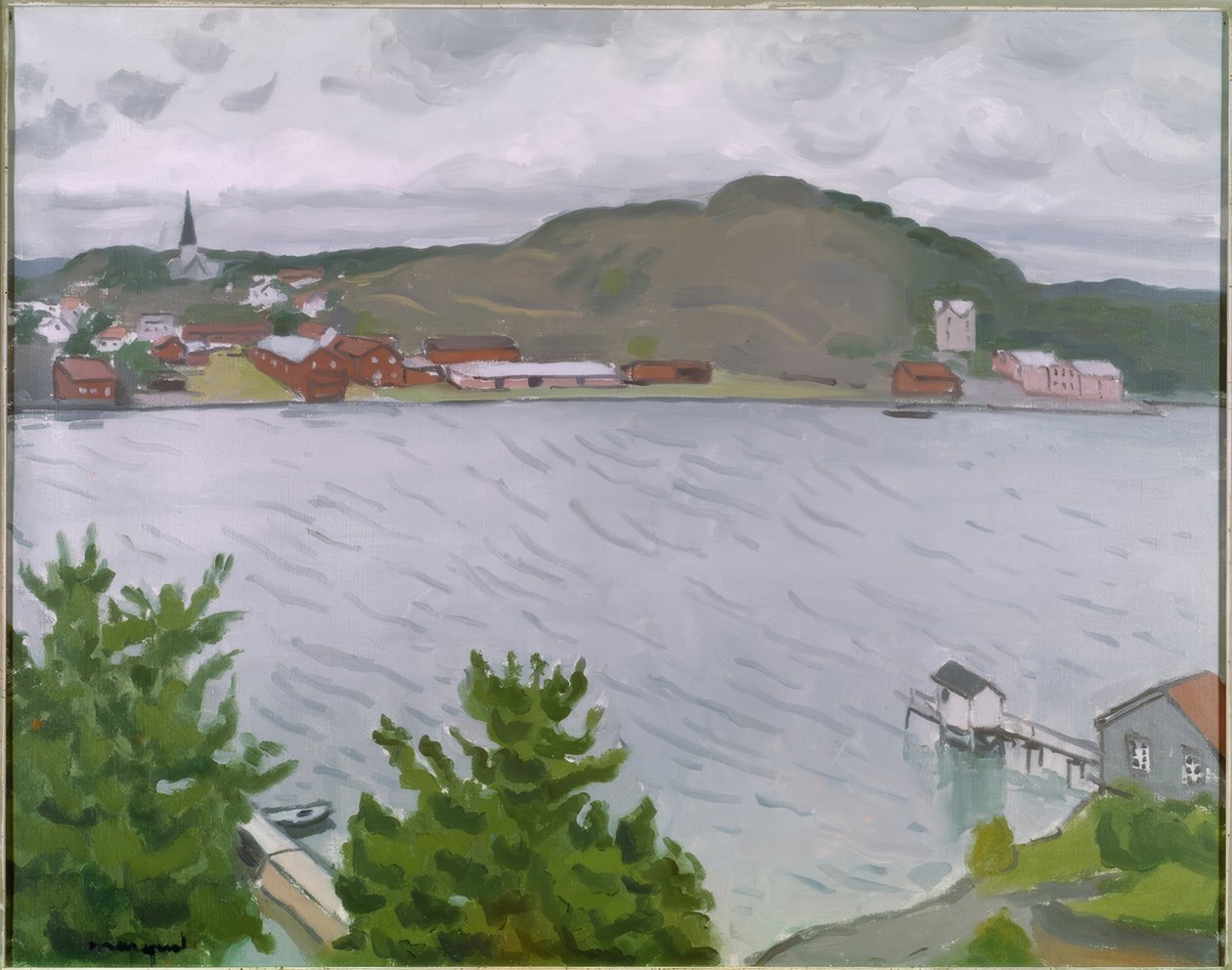 Grimstad, Norwegia autorstwa Albert Marquet