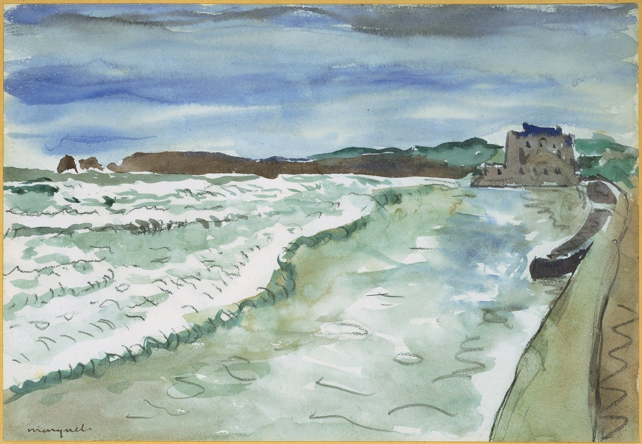 Hendaye, plaża i kasyno autorstwa Albert Marquet
