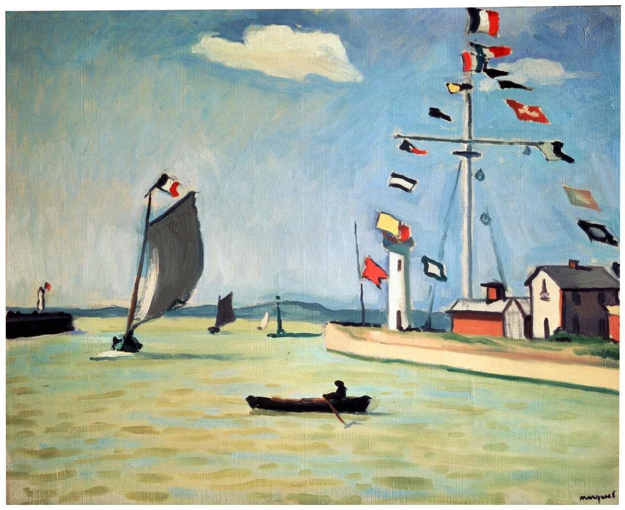 Port Honfleur, ok. 1911. autorstwa Albert Marquet