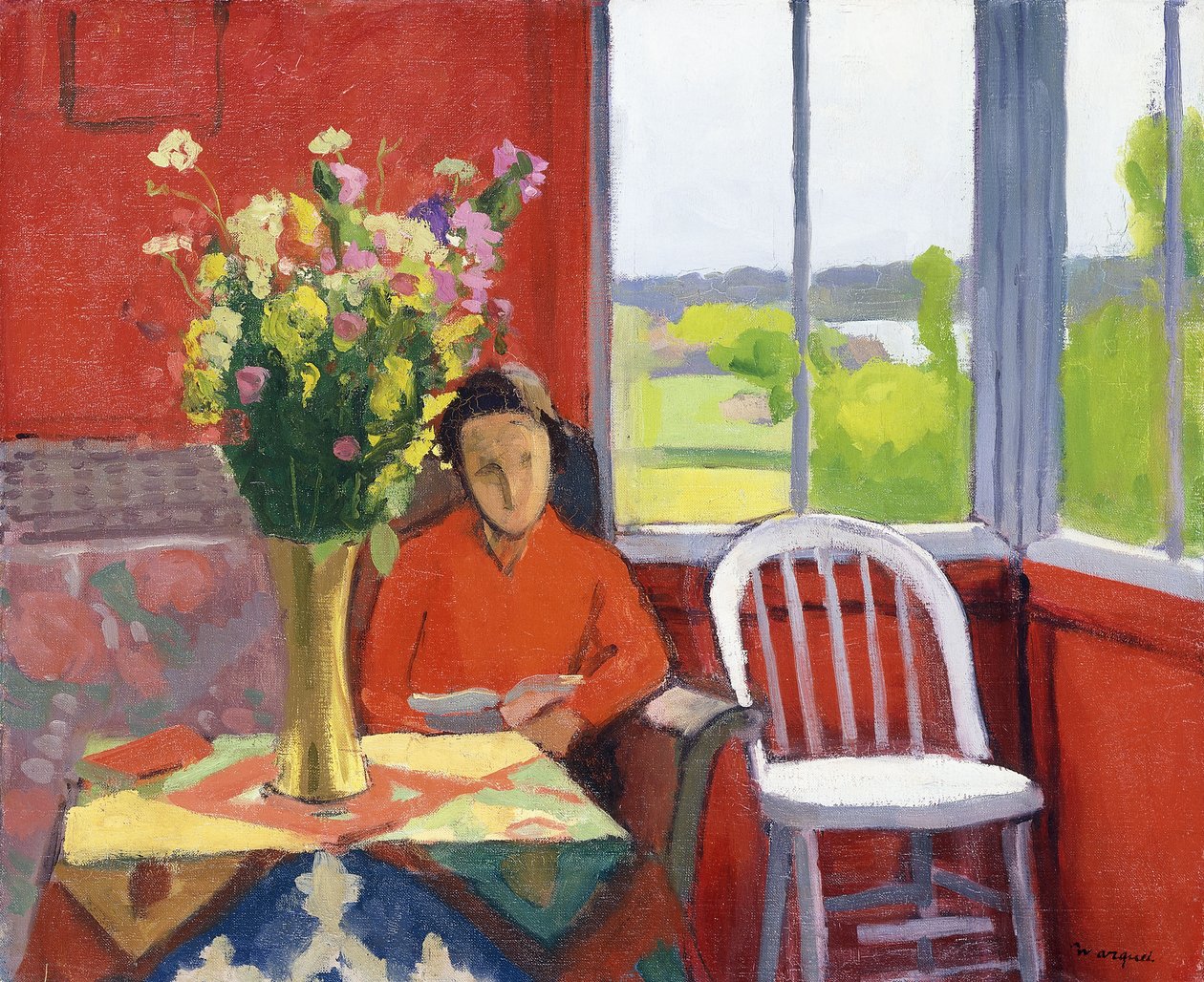 Wnętrze w Hesnes w Norwegii autorstwa Albert Marquet