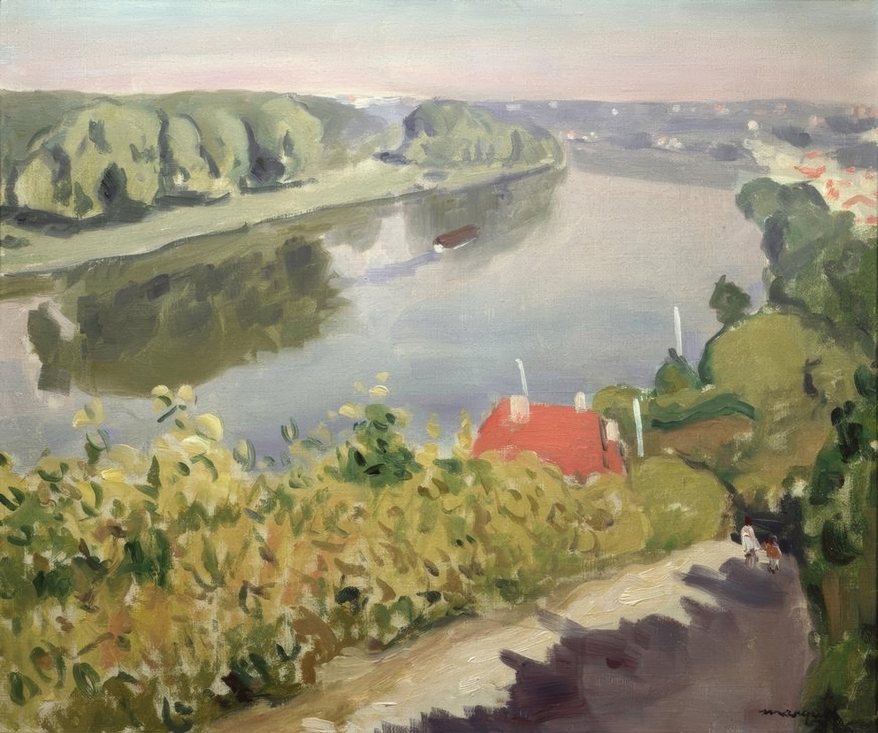La Petite Frette lub La Seine w Herblay autorstwa Albert Marquet