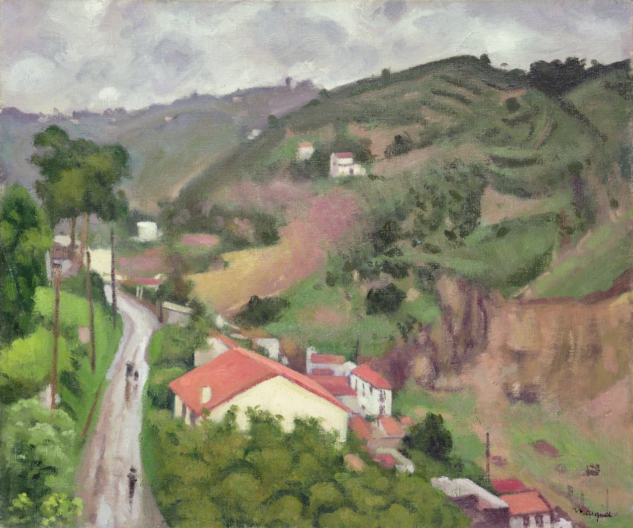 La Pluie, Mont Plaisant autorstwa Albert Marquet
