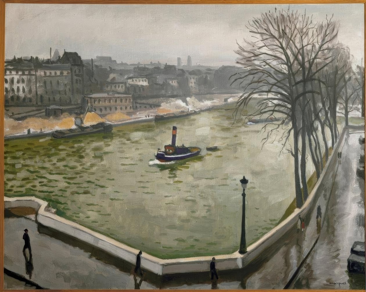 Sekwana w Paryżu autorstwa Albert Marquet
