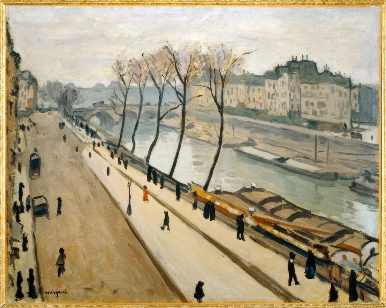 Sekwana widziana z Quai des Grands Augustins autorstwa Albert Marquet