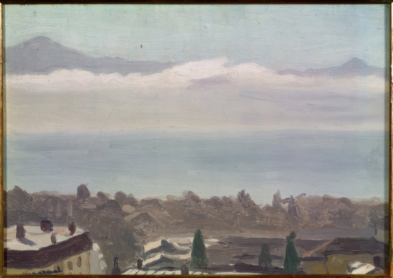 Lozanna i jezioro autorstwa Albert Marquet