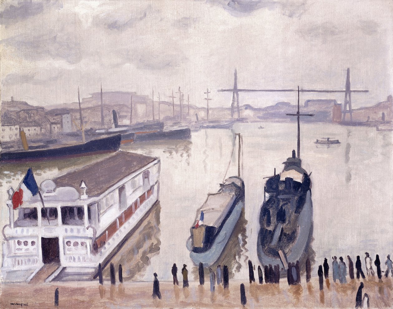 Klub Nautyczny w Marsylii autorstwa Albert Marquet
