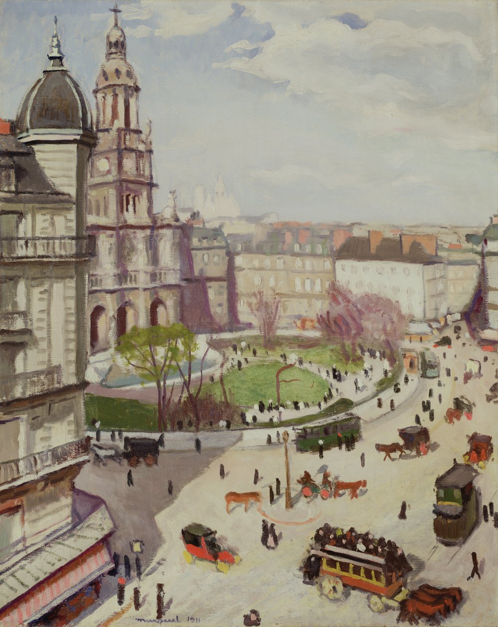 Le Square de la Trinite, polonês Sunlight autorstwa Albert Marquet