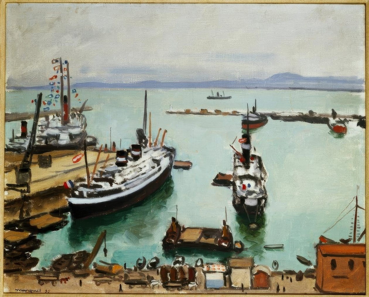 Port w Algierze autorstwa Albert Marquet