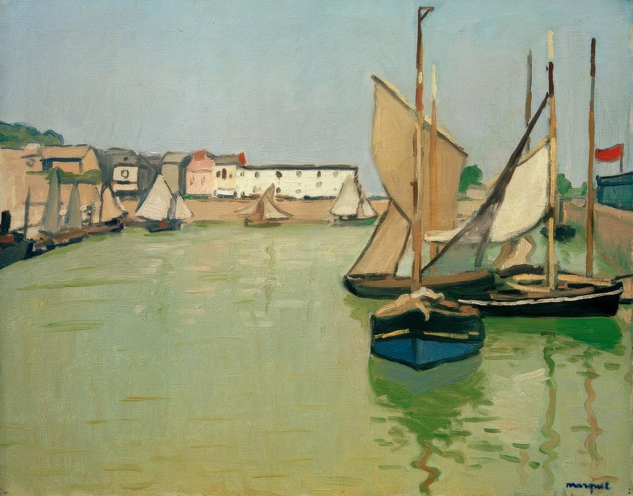 Port Honfleur autorstwa Albert Marquet