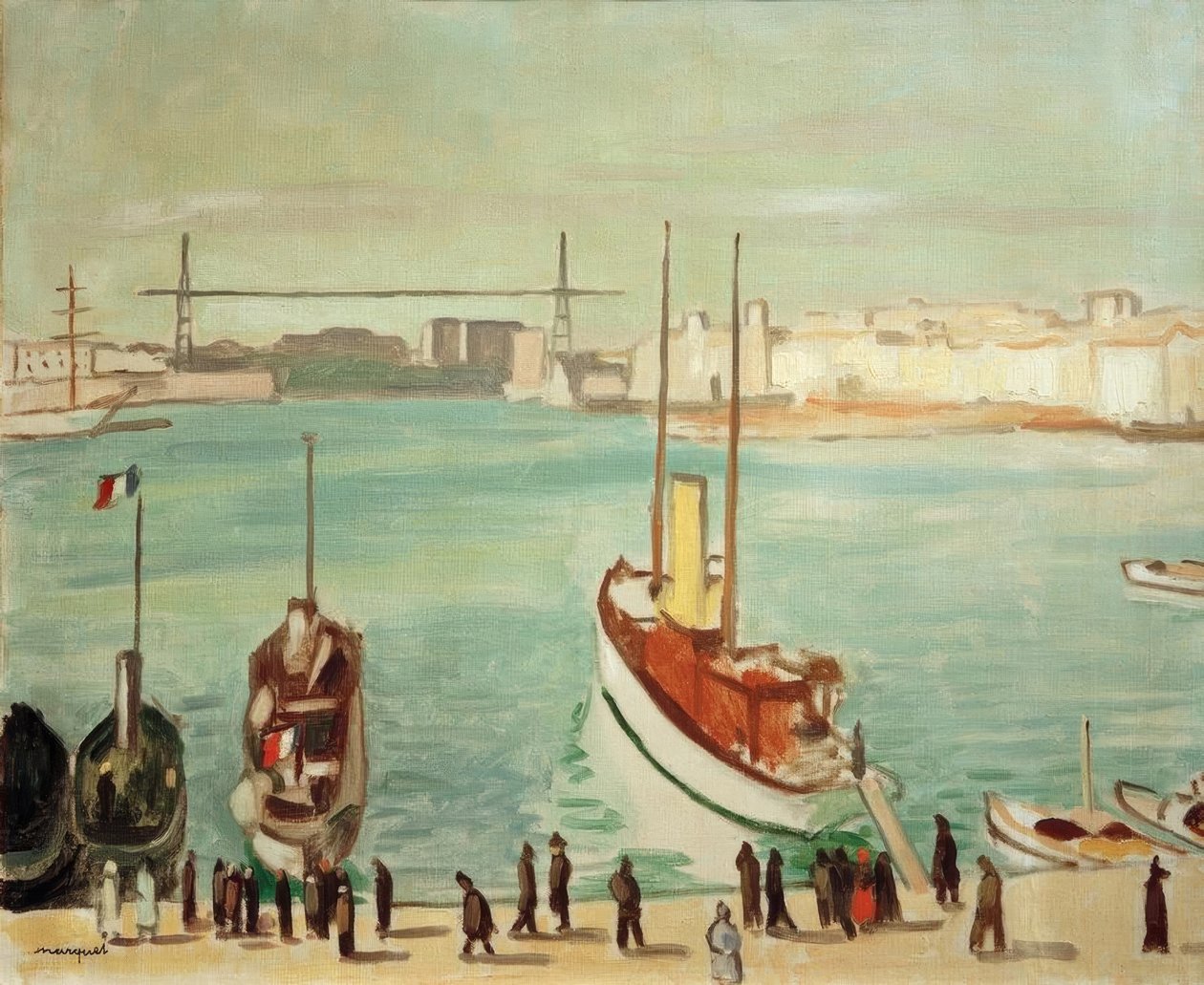 Port w Marsylii autorstwa Albert Marquet