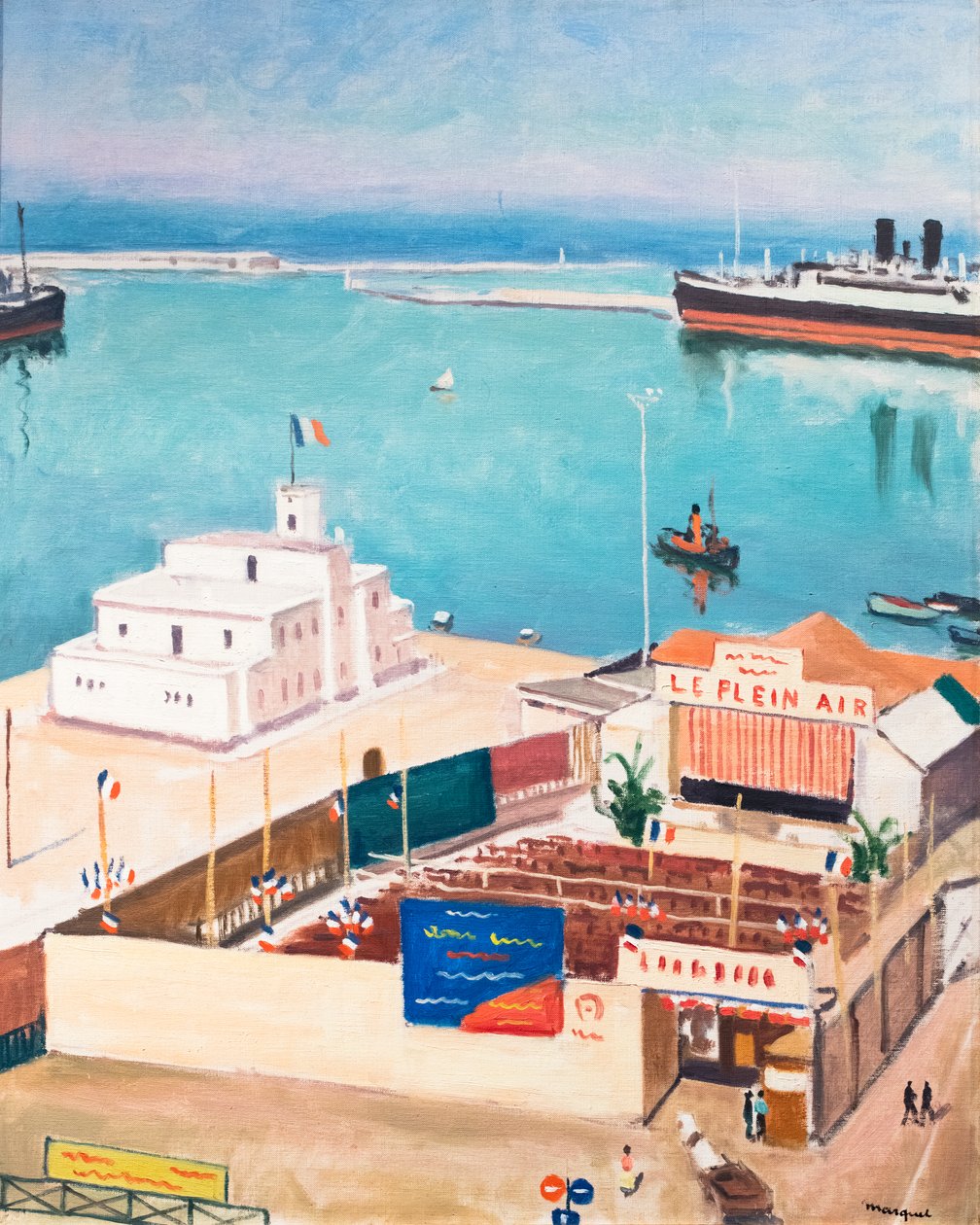 Teatr na świeżym powietrzu, Algier autorstwa Albert Marquet