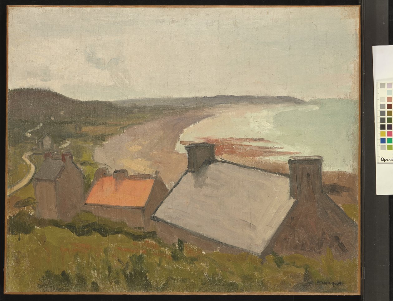 Trzy dachy, La Percaillerie autorstwa Albert Marquet