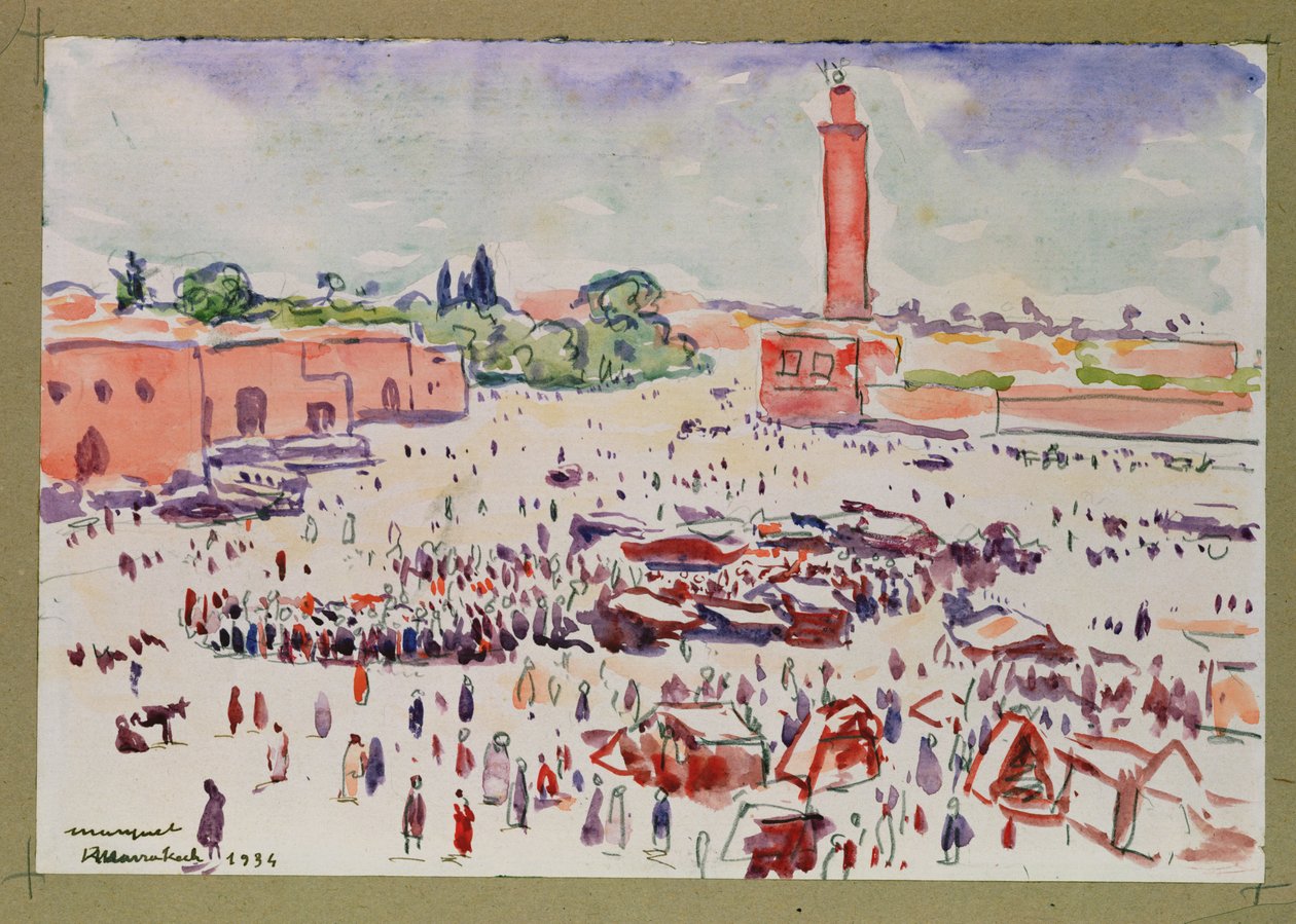 Marrakesz autorstwa Albert Marquet