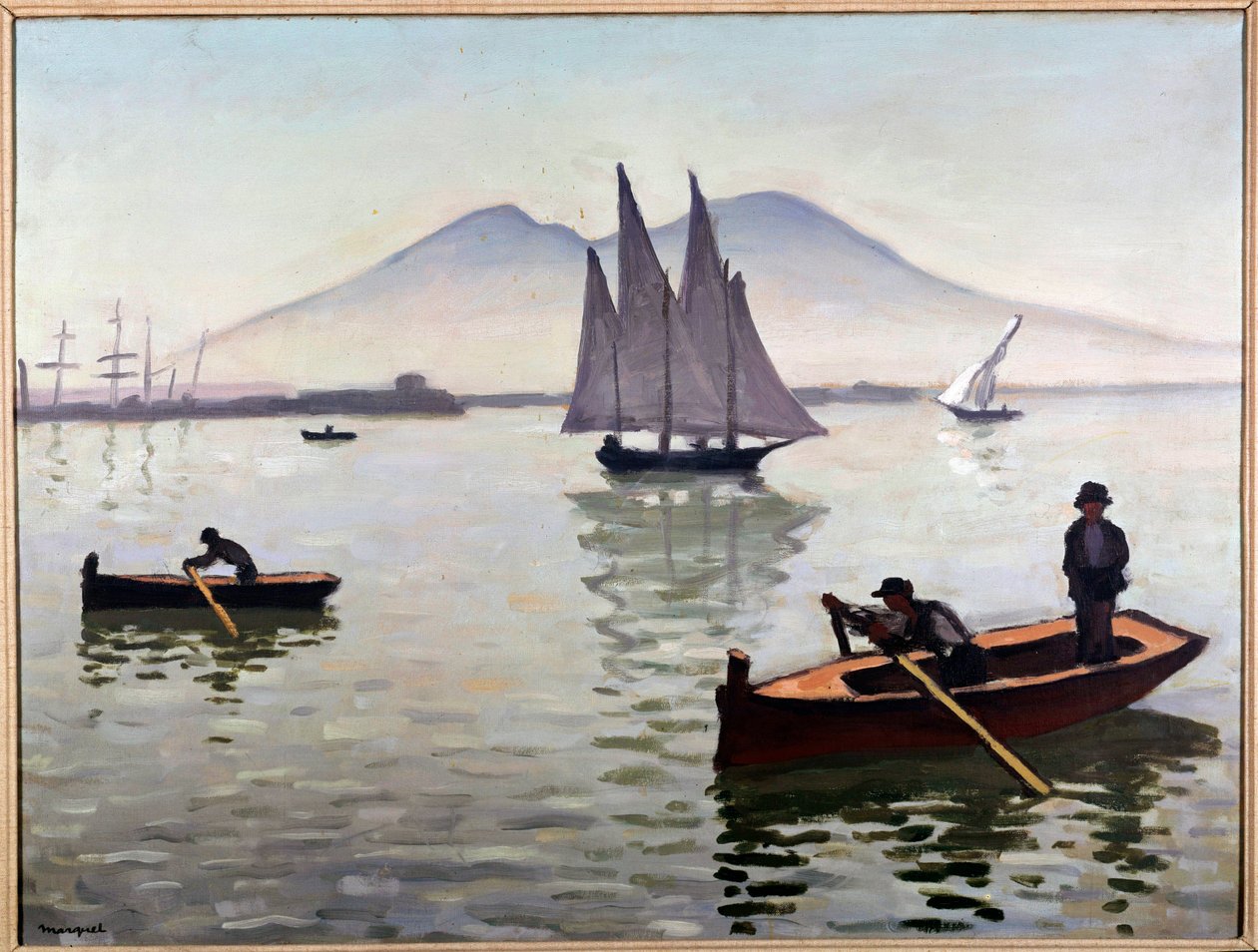 Neapol, żaglówka autorstwa Albert Marquet