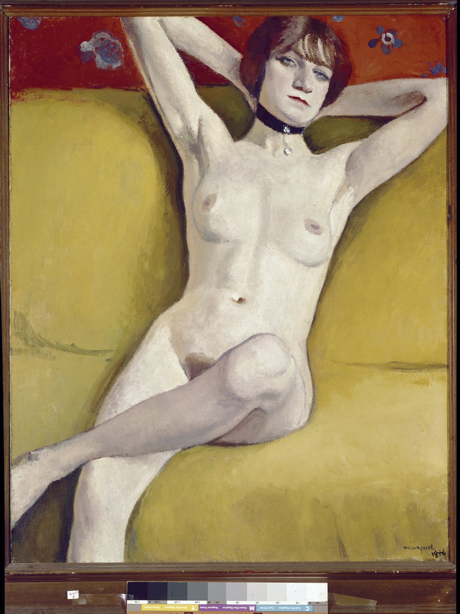 Nago na kanapie autorstwa Albert Marquet