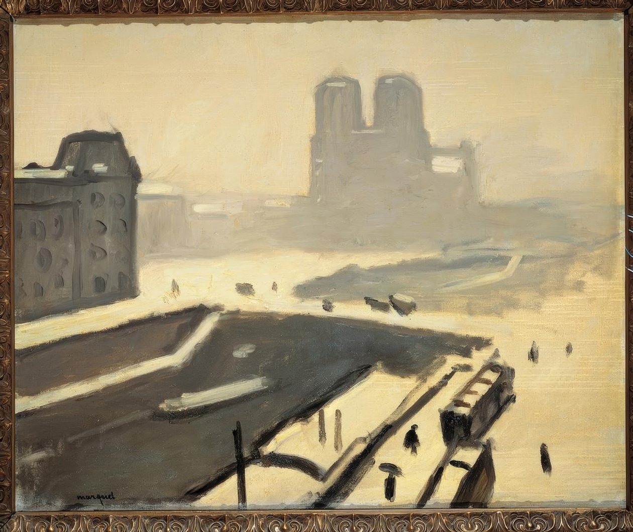 Paryż zimą (Le pont Saint-Michel autorstwa Albert Marquet