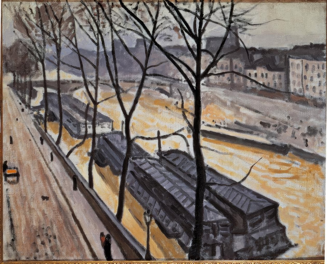 Paryż zimą (Quai de Bourbon) autorstwa Albert Marquet