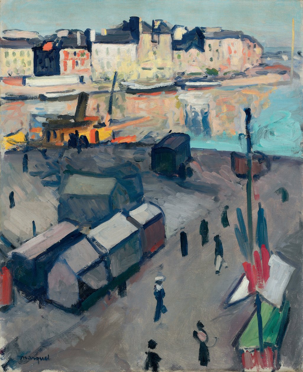 Port du Havre, ok. 1907 (olej na płótnie) autorstwa Albert Marquet
