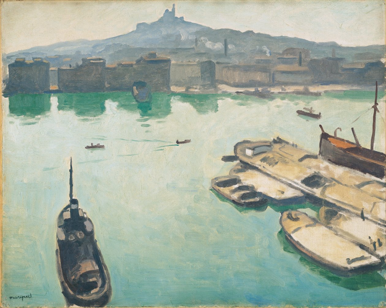 Port w Marsylii autorstwa Albert Marquet